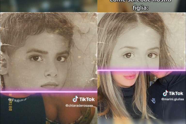 tiktok come sarebbe figlio filtro