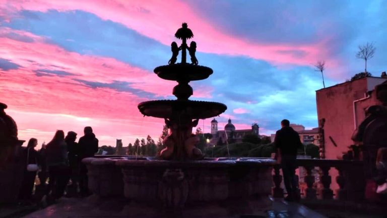 tramonto spettacolare a viterbo del 12 novembre 2022 3