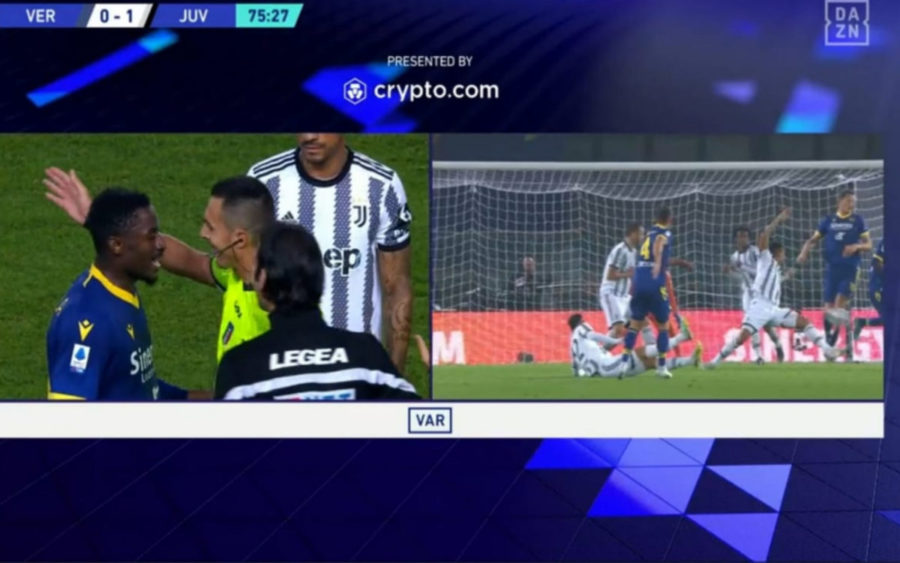 var verona juve screen