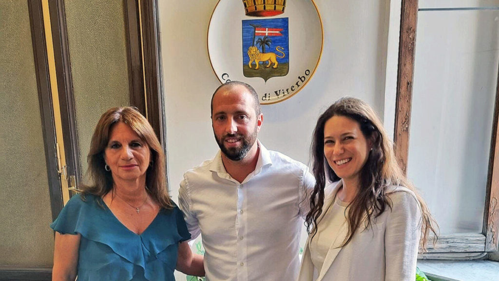 viterbo comune i consiglieri di fdi laura allegrini matteo achilli e antonella sberna