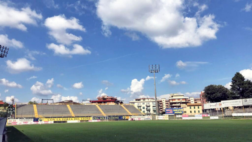 viterbo sport calcio stadio enrico rocchi