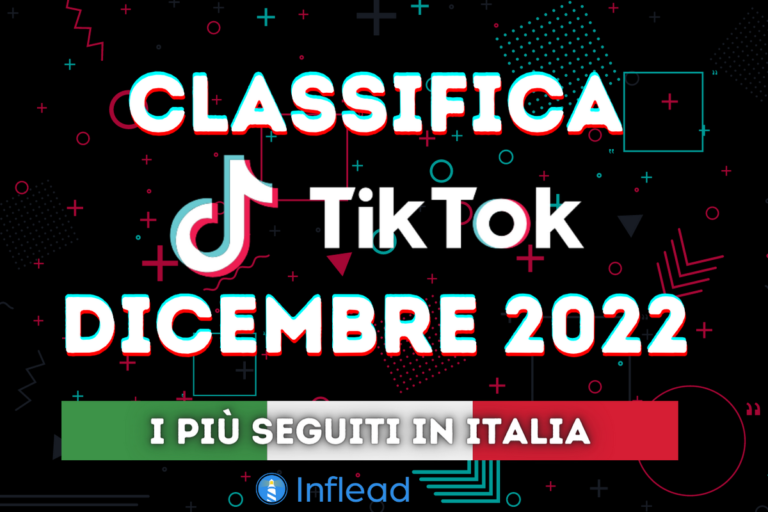 Classifica TikTok dicembre 2022