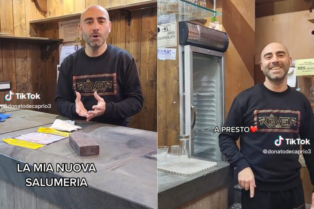 Donato De Caprio Con Mollica o Senza locale