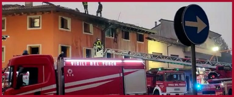 Incendio a Udine