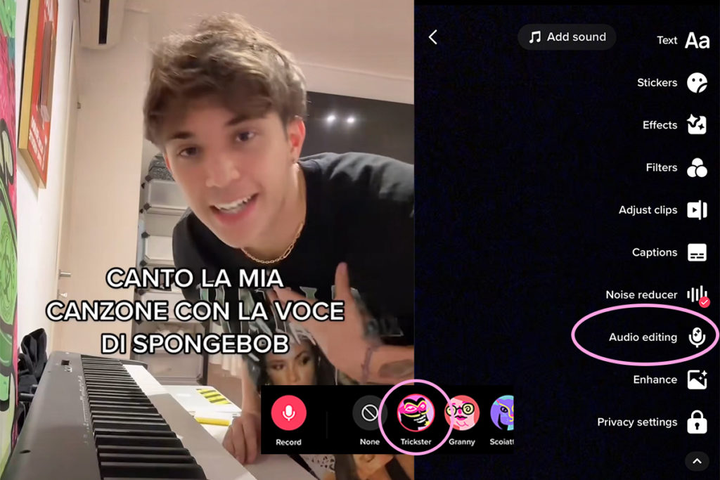 La voce di spongebob su TikTok
