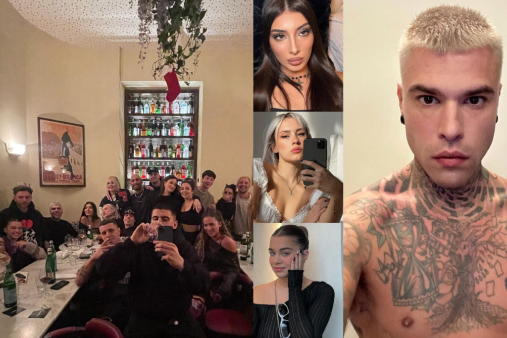 Peia Giulia Casati e Sissi Guida a cena con Fedez scaled 1