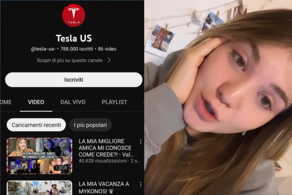 Valeria Vedovatti canale youtube hackerato