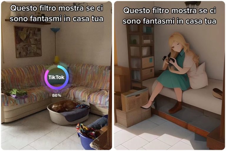 filtro fantasmi tiktok