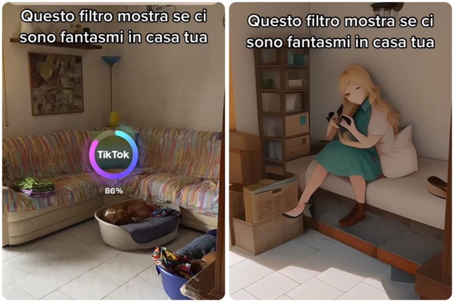 filtro fantasmi tiktok