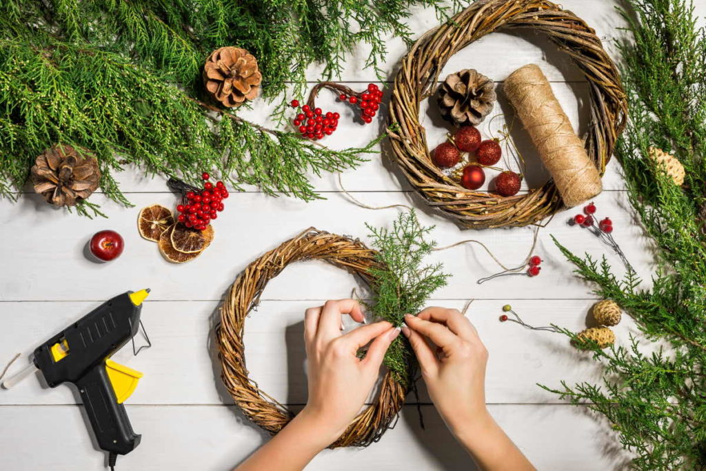 ghirlanda natale fai da te