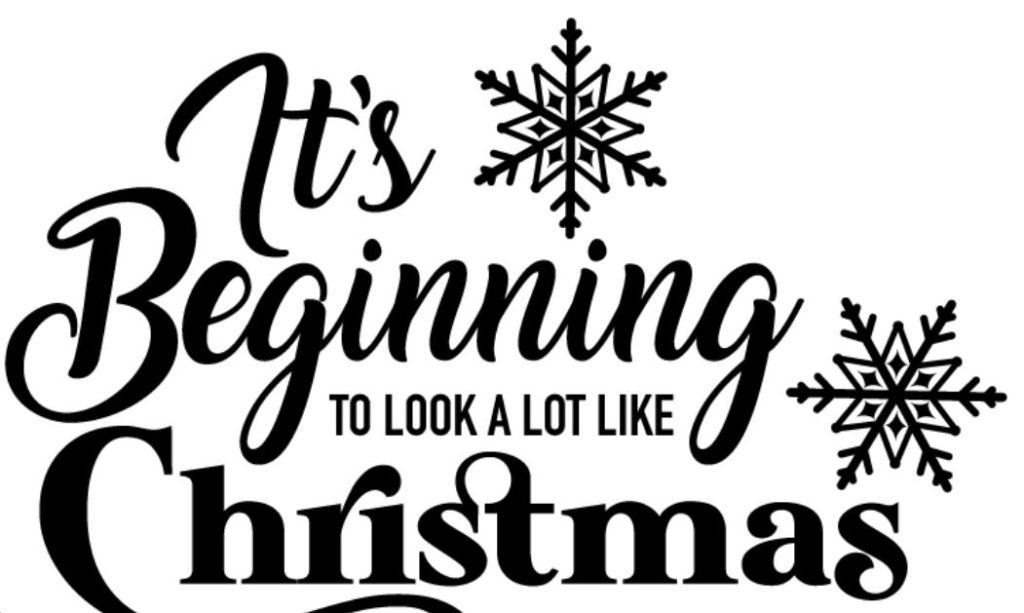its beginning to look like christmas