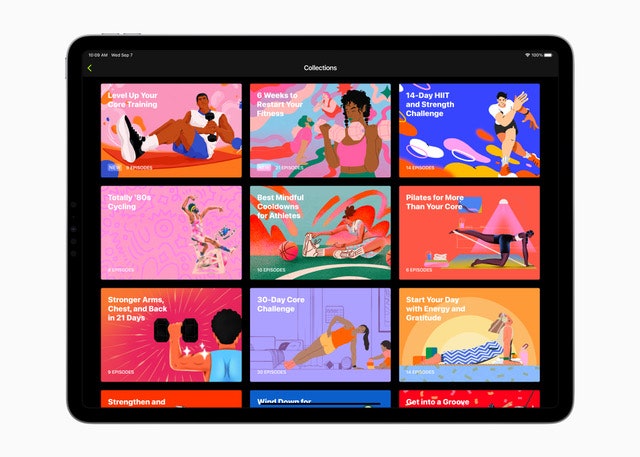 Apple Fitness Plus Collections