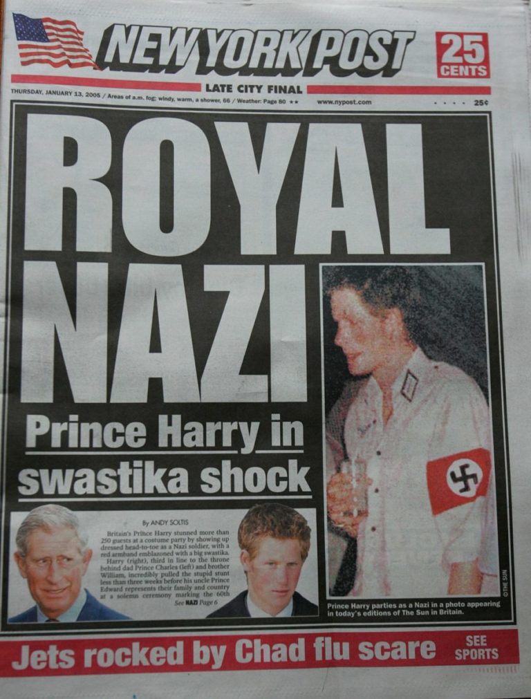 Il principe Harry rivela: «Indossai l'uniforme nazista su consiglio di William e Kate» 6 GettyImages 51949155