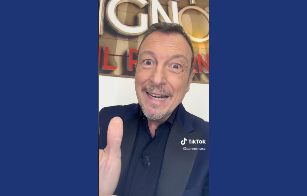 amadeus sanremo tiktok