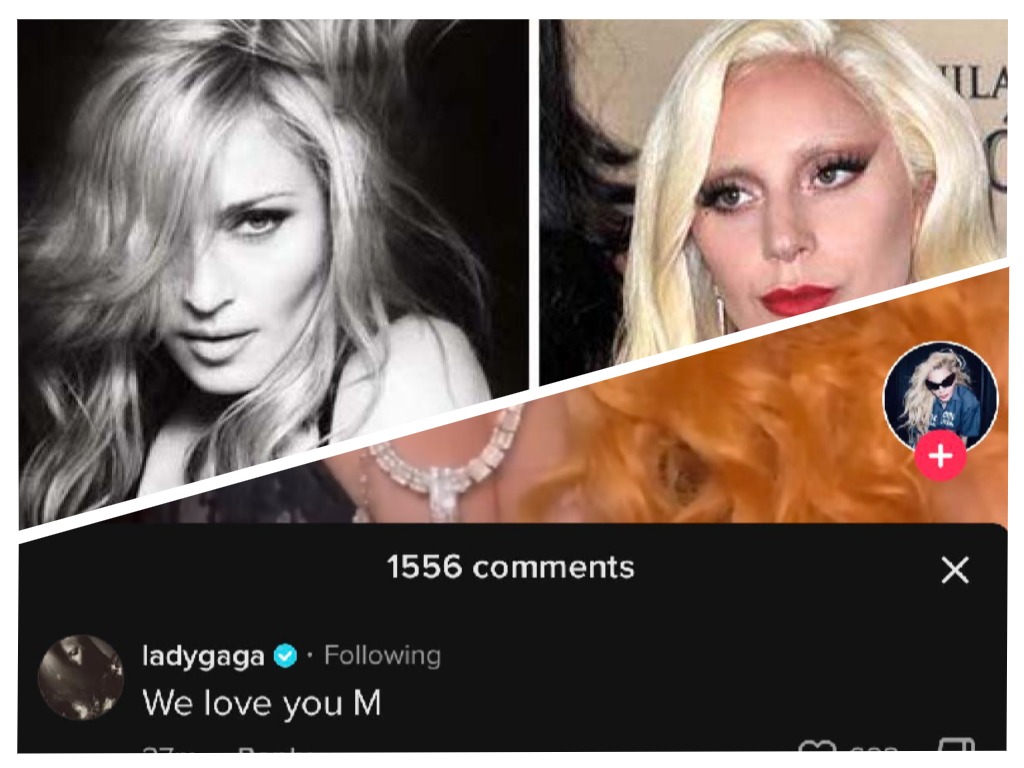 Ma quale Odio, Lady Gaga manda amore a Madonna.