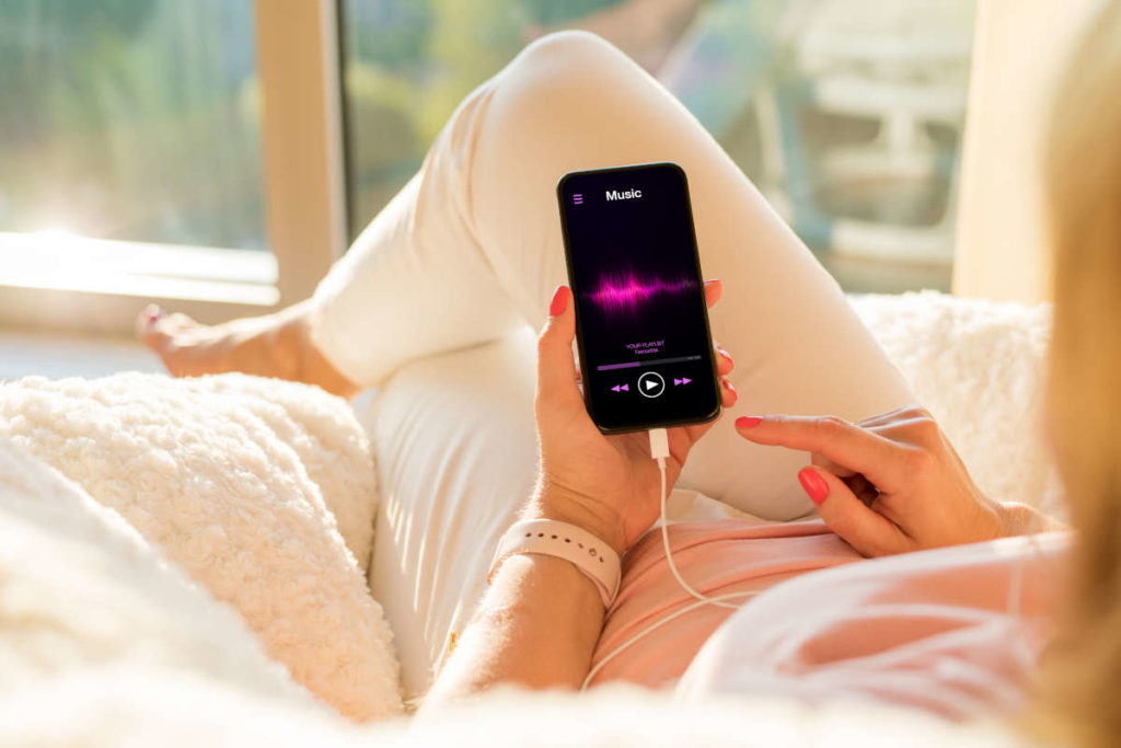 SH musica smartphone spotify
