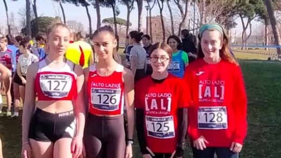 atletica alto lazio al campionato regionale di corsa campestre