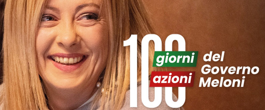 meloni cento giorni