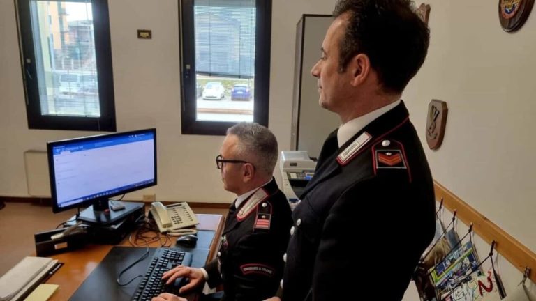 truffe online carabinieri al lavoro