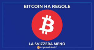 Bitcoin ha regole, la Svizzera meno! | Per Soliti favori per Credit Suisse…