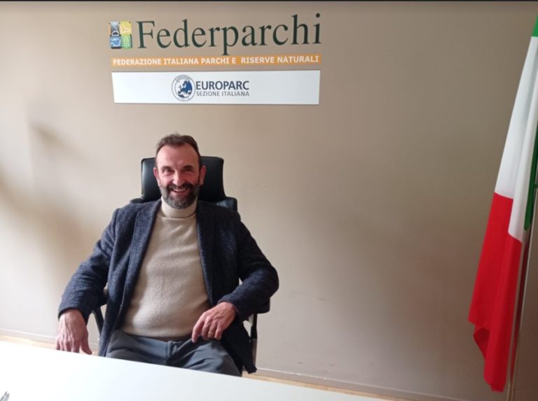 Luca Santini e il nuovo presidente di Federparchi