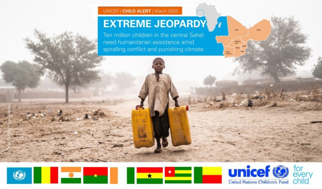 Pericolo estremo per i bambini del Sahel centrale