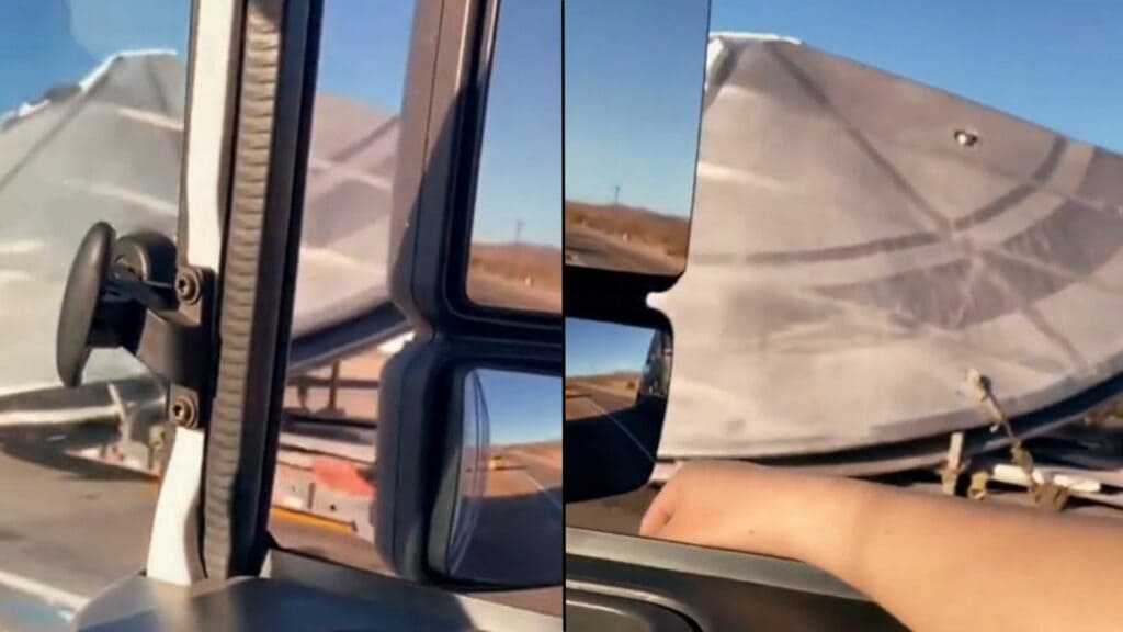 Filmano camion con presunto UFO nel deserto USA