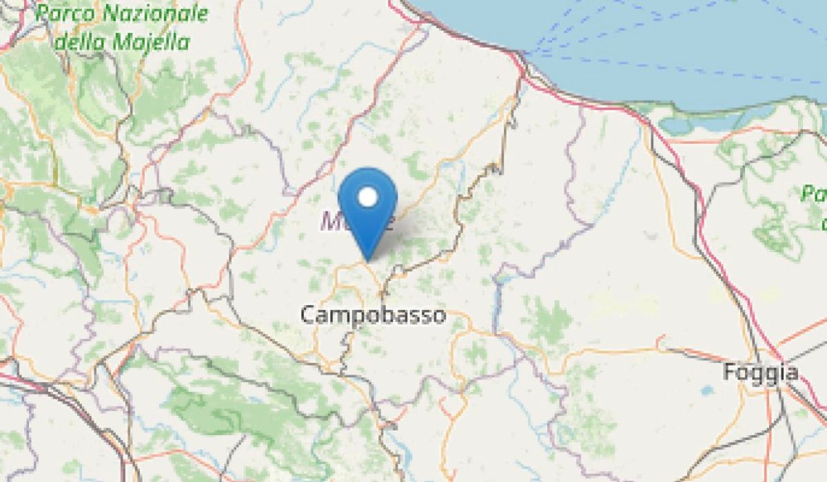 Terremoto di magnitudo 4.6 in Molise: avvertito anche in Abruzzo