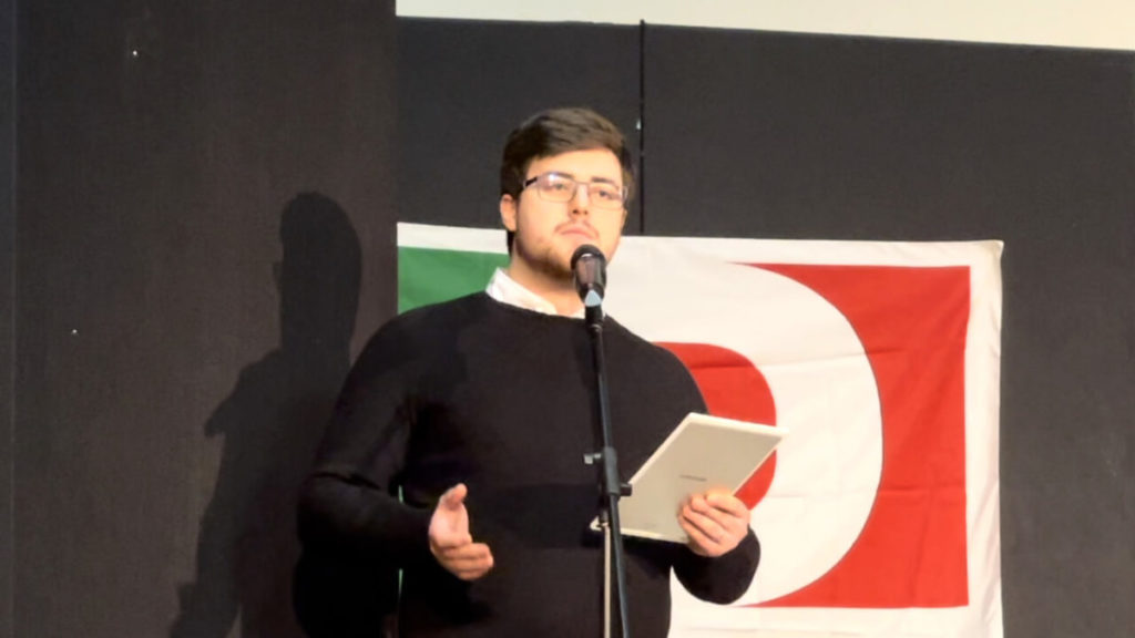 luca scutigliani segretario del pd di soriano nel cimino 2