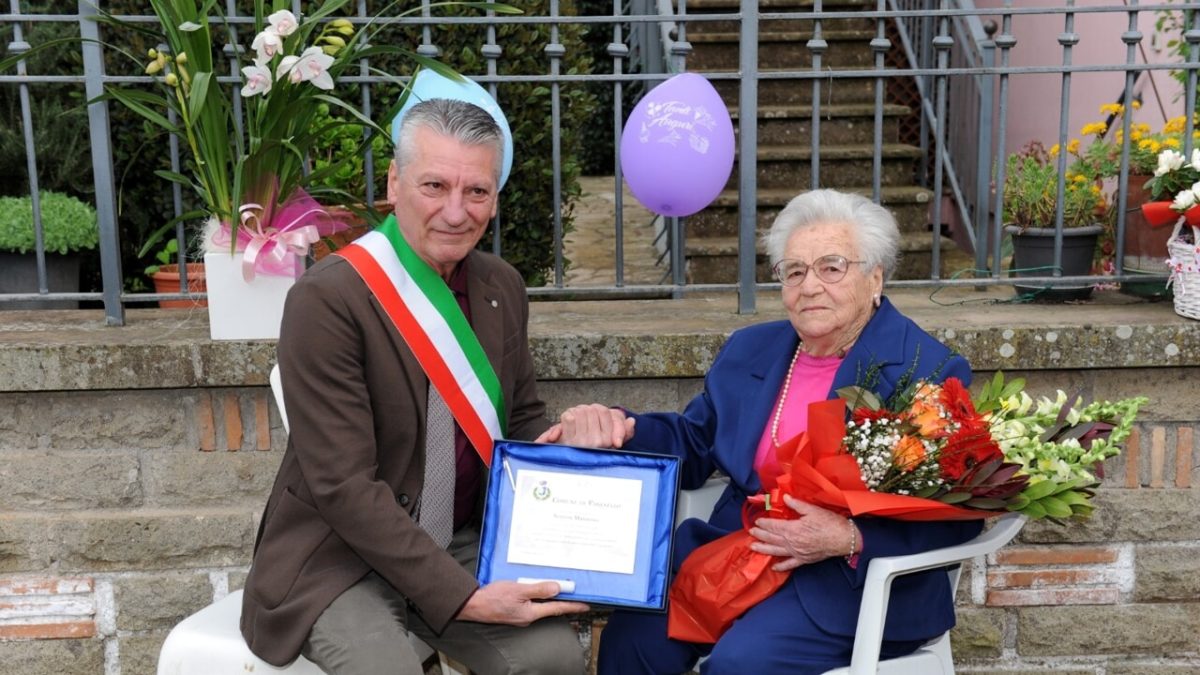 Sestina compie 100 anni, Vasanello in festa 1 100 anni vasanello