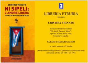 Cristina Vignato per il suo romanzo “Ni Sipeli, l’amore libera”