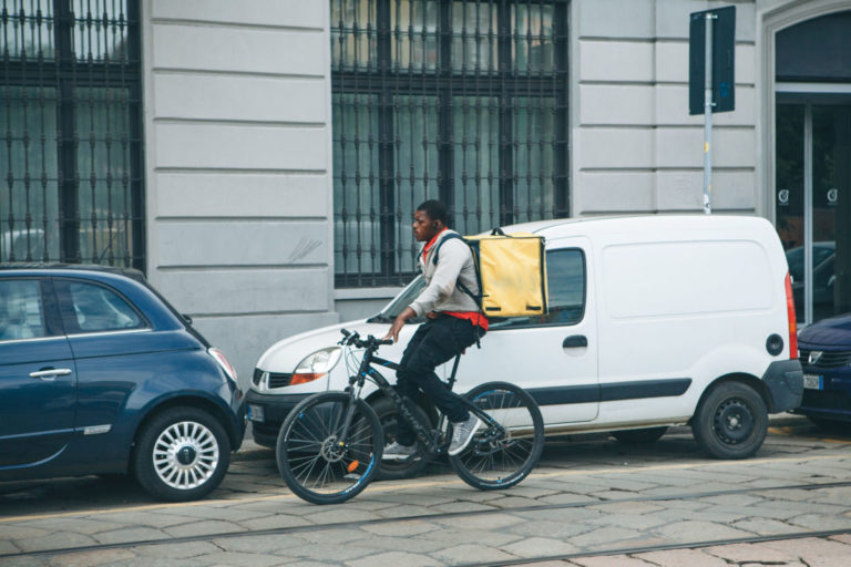 Uber Italy Consegne in Bici Portier 1