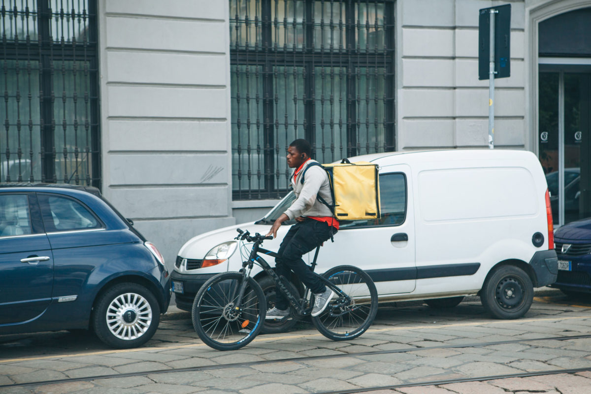 Uber Italy Consegne in Bici Portier 1