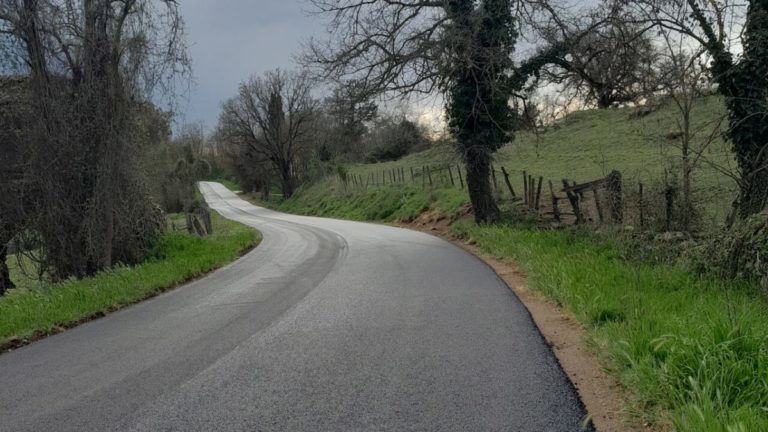 Pasqua e Pasquetta nell'antica città di Ferento 1 asfaltata la strada verso ferento
