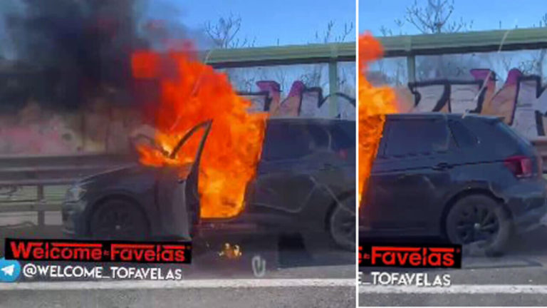 LAZIO | Fa un video all'auto in fiamme invece di prestare soccorso, l'automobilista muore bruciato 1 auto in fiamme sul gra 2