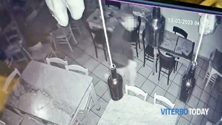 furto alla cantina dei papi il ladro in azione