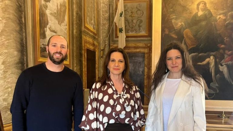 i consiglieri di fdi matteo achilli laura allegrini e antonella sberna