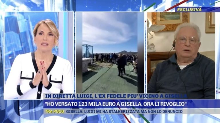 Il miracolo della veggente anche a Viterbo: “Altro che la Madonna, Gisella Cardia è Satana e ho le prove” 1 luigi avella a pomeriggio cinque 2