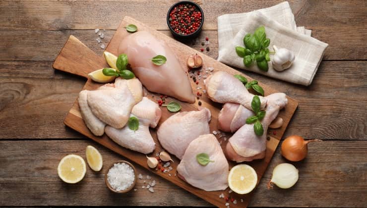pollo e tacchino carni bianche