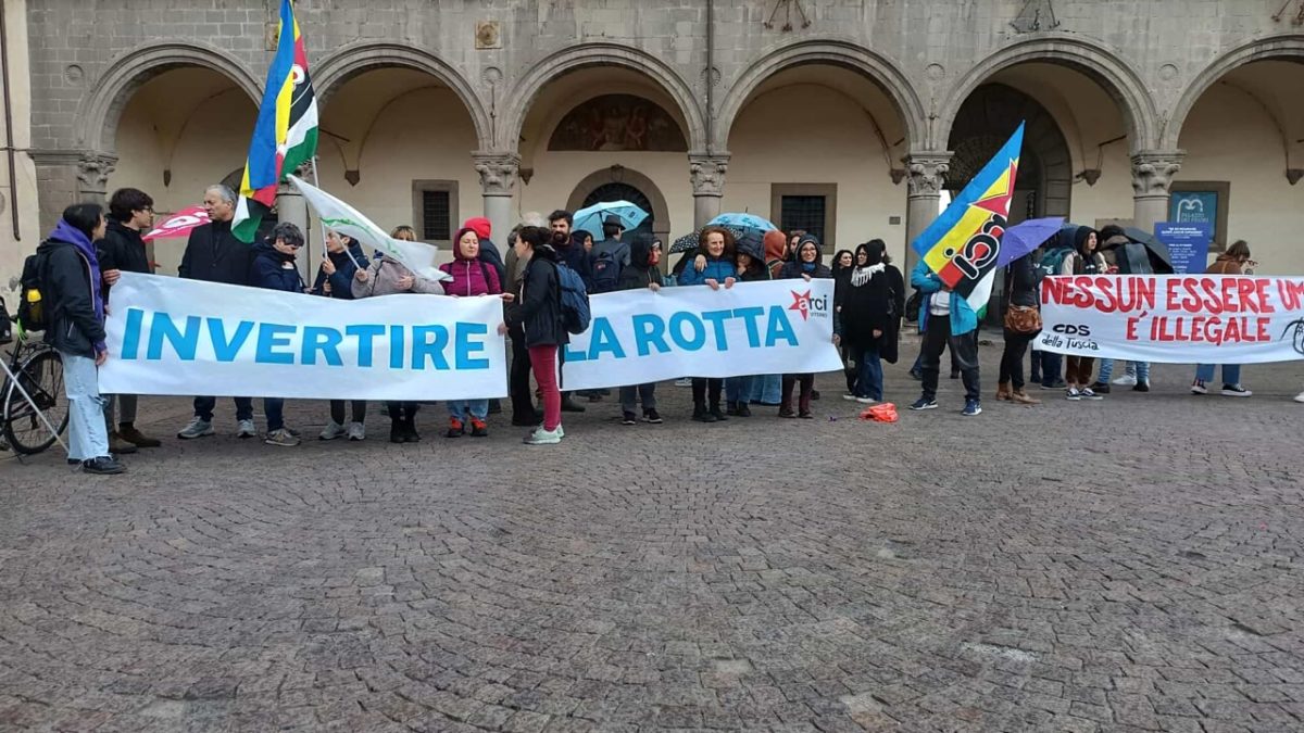 "La protezione speciale non è un lusso, no alla conversione in legge del decreto Cutro" 1 presidio decreto cutro