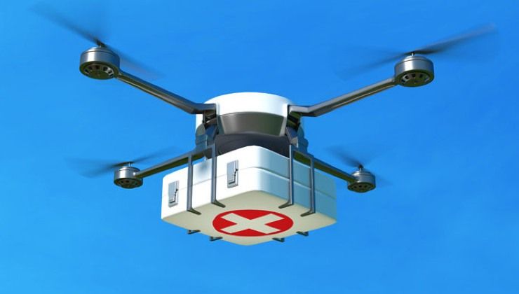 Lutilizzo del drone Droni ambulanza