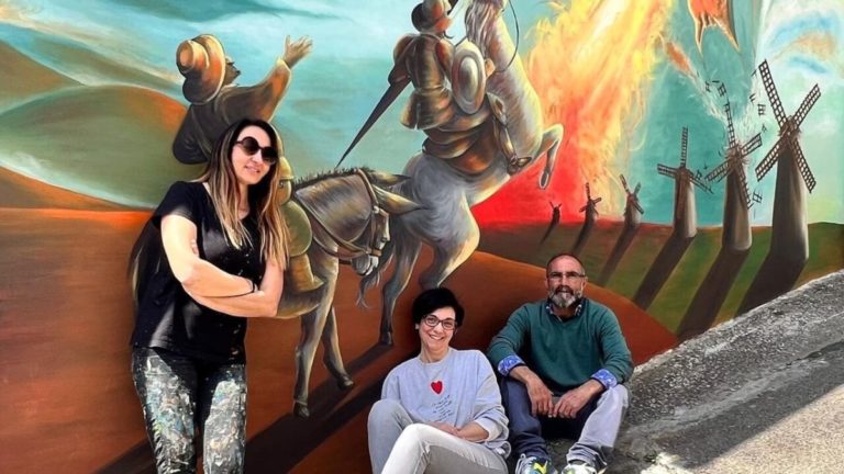 murales don chisciotte sant angelo