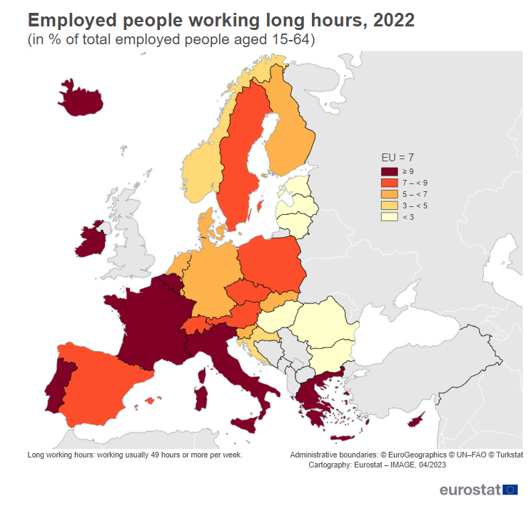 orario lavoro europa