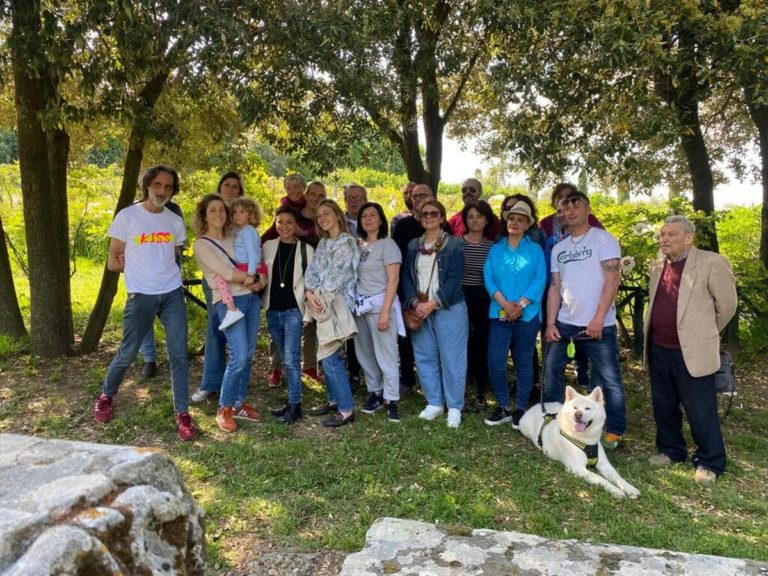 pazienti oncologici al giardino delle peonie a vitorchiano