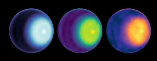 Un ciclone polare avvistato per la prima volta su Urano
