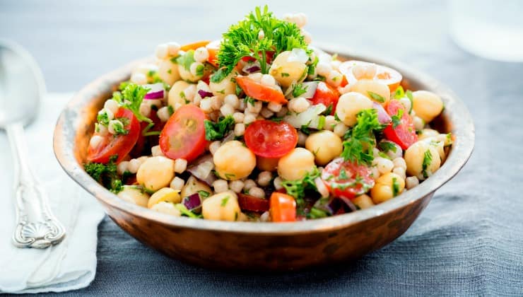 Ceci e insalata di cuscus