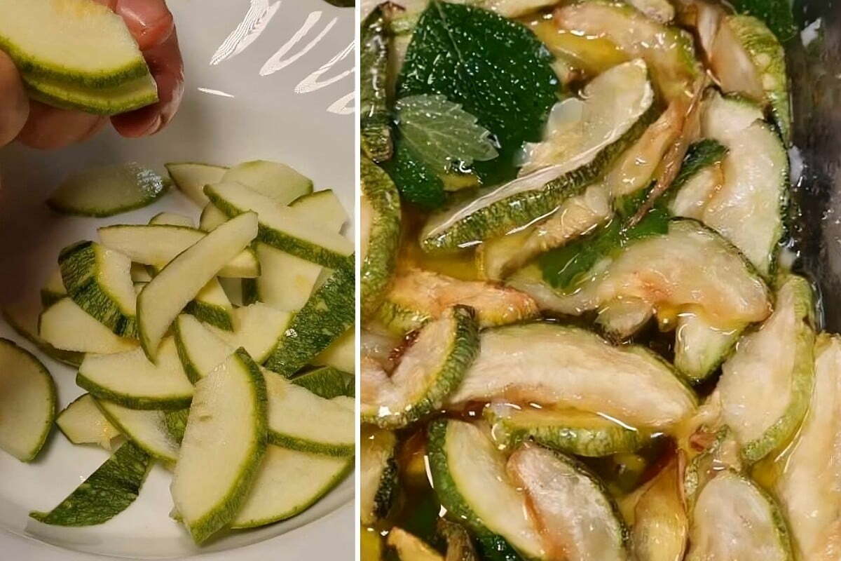 Zucchine alla scapece: mia nonna mi ha insegnato a farle così! 1 zucchine alla scapece pane e mortadella.jpg