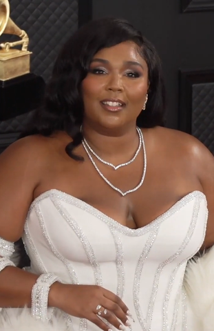 311px 200126 Lizzo on the 2020 Grammys Red Carpet