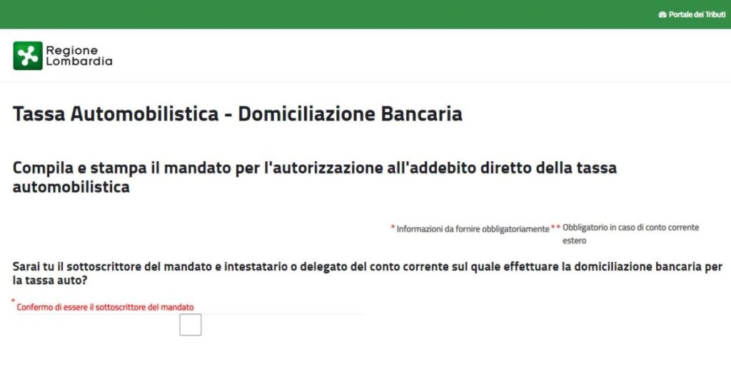 Domiciliazione bollo auto Lombardia 20232024 come funziona La Città News
