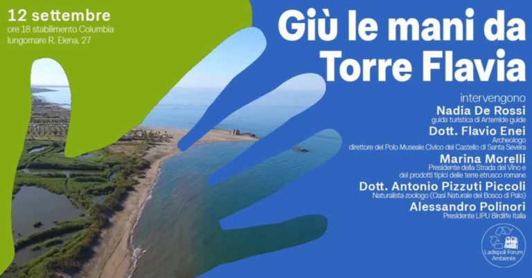 Ladispoli Forum Ambiente martedi incontro dibattito sul futuro di Torre Flavia.jpg